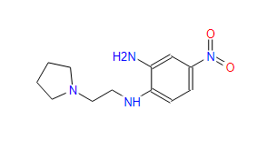 1,2-Benzenediamine, 4-nitro-N1-[2-(1-pyrrolidinyl)ethyl]